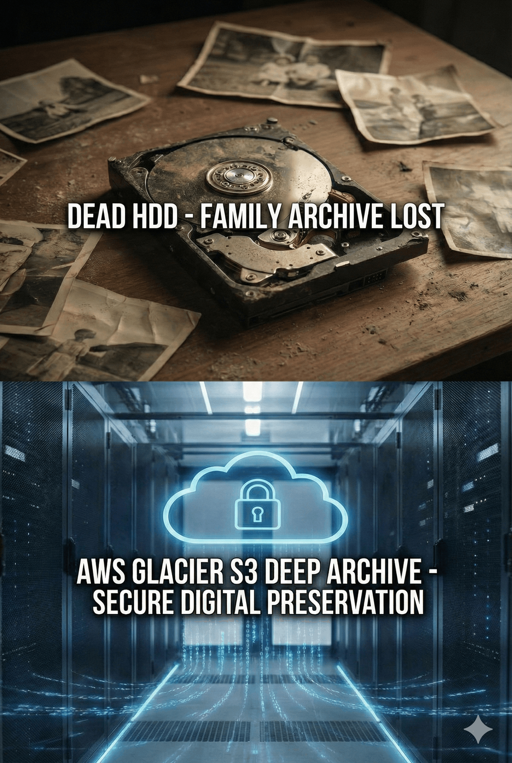 Saving Data for Disaster Recovery with Amazon S3 Glacier Deep Archive